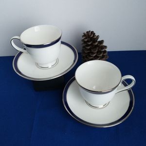 LENOX Federal Cobalt Platinum 2 Cup Set